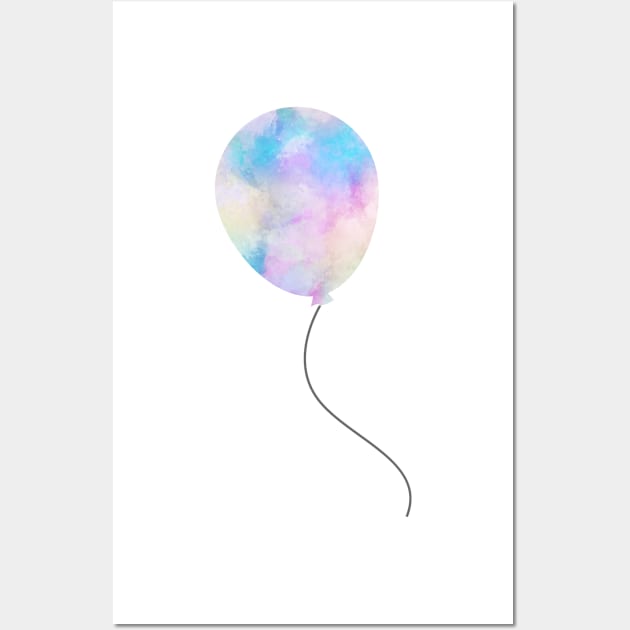 Water Color Balloon Wall Art by FandomTrading